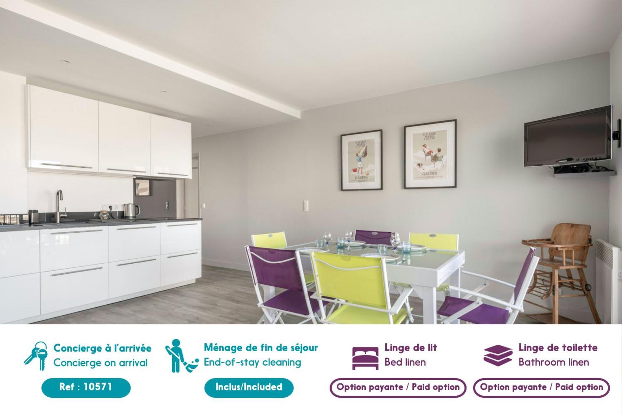 Appartement Pour 4 Avec Vue Sur La Marina Pornichet Bagian luar foto